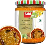 Add me Methi Ki Chutney In Mustard Oil 500Gm, Pickle Paste Methi Dana Pickle North Indian Achar Chut