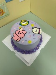 BTS蛋糕（6吋）$300