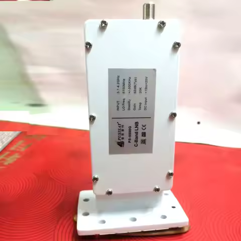 PS-9800G Anti-interference 5G C Band LNBF Satellite LNB Single Polarity 3.7 - 4.2 GHz F Type