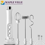 InMilkFrotherElectricFoamMakerEggBeaterMixerWirelessPortableRechargeableHighSpeedsCoffeeFrothWand电动奶