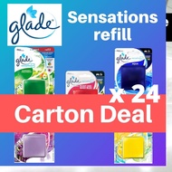 24 PCS | Glade Sensation Refill air fresheners perfume Ocean | Lemon | Lavender | Morning | Peony | 