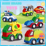 Duplo Style Large Assembly Set Assembling Robot Dedicated Car Model - Smart Puzzle Toy for Children 