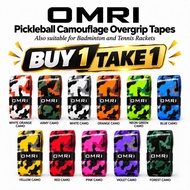 [B1T1] OMRI Camouflage Overgrip Tapes for Pickleball Tennis Badminton Anti-Slip Sweat Absorbent