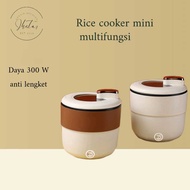 Rice cooker mini Chocolate 1.5 liter Multipurpose rice cooker Electric Pot