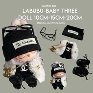 Clothes for Labubu, Babythree - doll 10cm,15cm,20cm...