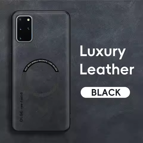Magnetic Retro Leather Case For Samsung Galaxy S20 Plus Ultra S20Plus S20Ultra Wireless Charging Pho