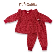 Cuddles Baby Girl Pyjamas Long Sleeves PGW038