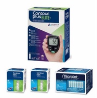 [原裝行貨包保養] Contour Plus Elite 血糖機套裝 (包試紙100條 + 採血針100支)