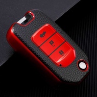 TPU leather car key cover for Honda Civic CR-V CRV HRV HR-V Agreement Jade Crider Odyssey