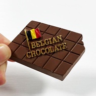 Belgium Tourist Souvenirs Creative Snacks Chocolate Three-Dimensional Decorations 3d Painted Refrige