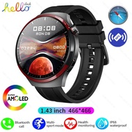 For Huawei Watch 4 Pro Smartwatch 2024 New Hello Clock AMOLED 2GB ROM NFC Compass Bluetooth Call Smart Watch Men Women For IOS