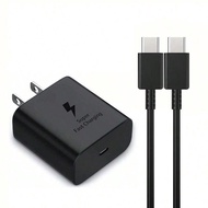 ที่ชาร์จเร็วพิเศษ 45W Type C, ที่ชาร์จติดผนัง USB-C เข้ากันได้กับ Samsung Galaxy S22 Ultra/S22+/S22,