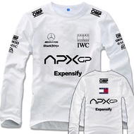 F1 Racer APXGP Training Team Uniform Car Lovers Customized Long-Sleeved t-Shirt Men Women Can Wear R