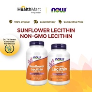 [SG] Now Foods, Sunflower Lecithin / Non-GMO Lecithin 1200mg, Softgels (Breastfeeding prevent clog)