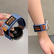 适用GT4/5/6手表带watch4/5pro/gt3新款GT2pro牛仔魔术贴回环q2r7yf6m123.my HL26.3.12