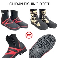 ICHIBAN Fishing Boot Non Slip With Spikes Jungle Trekking Hiking Kasut Hutan Shoes Boots