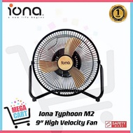Iona 9" High Velocity Desk/Floor Fan Typhoon M2 | GLTM02 (1 Year Warranty)