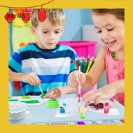 [JU] Drawing Pad Silicone Painting Mat with Brush Cleaner Pen Holder Non-stick Art Supplies for Diy Clay Art Food Grade Drawing Mat for Kids