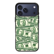 Custom Hybrid Case iphone 17 16 15 14 13 12 11 Pro Max Plus Mini Air SE Cash Bucks YW0104