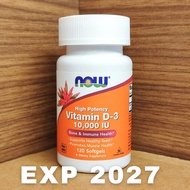 Now Foods Food VITAMIN D3 10,000 IU 120SG NOW VITAMIN D3 10000 10,000