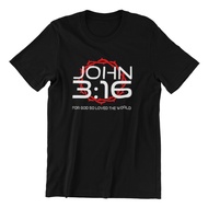 Ba202 Christian Spiritual T-Shirt John 3 : 16 John 3 : 16