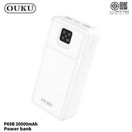 พาวเวอร์แบงค์ ชาร์จเร็ว OUKU P69 P69A P69B จอดิจิตอล LED 10000mAh/20000mAh/30000mAh มีปุ่มพาวเวอร์เป