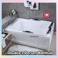 Couple Double Bathtub Extra Large Adult Home Acrylic Bath tub Spa Jacuzzi for 2 Mandi Tab Pasangan Dewasa 双人超大浴缸