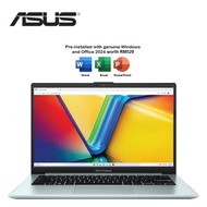 Asus VivoBook Go 14 E1404F-AEB872WMS 14'' FHD Laptop Green Gray ( Ryzen 3 7320U, 8GB, 512GB SSD, ATI