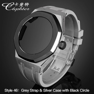 RBNJO Casioak นาฬิกาโลหะชุดแท่งตัวเรือนเหล็กสายนาฬิกาสำหรับ Casio สำหรับ G-Shock GA-B2100 GA2100 GA-
