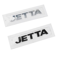 【JETTA】NEW ABS Volkswagen JETTA rear trunk logo JETTA black silver logo sticker Decal Replacemen for VW JETTA Volkswagen