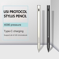 Chromebook stylus Pen USI2.0 Stylus Pencil Rechargeable With Palm Rejection 4096 Pressure Sensitive for HP ASUS Lenovo Tablet