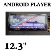 CAR ANDROID PLAYER 12.3" Inch 4+128GB 8163 android player + UNIVERSAL 9" / 10" TO 12.3" CASING (CLIP