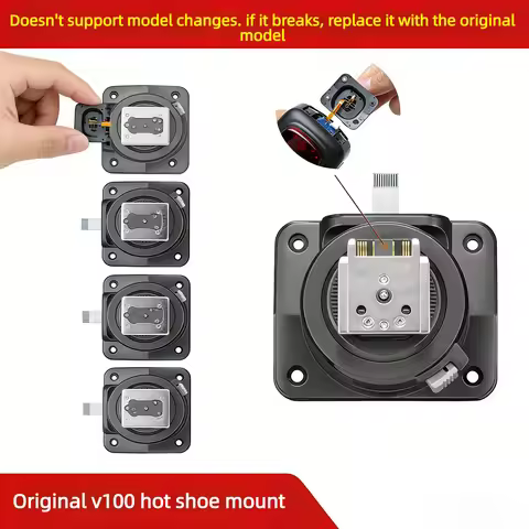 Original Flash Hotshoe Base Foot Mount Bracket Repair Part for Godox V100 V100S V100C V100N Speedlit