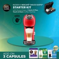 NESCAFE Dolce Gusto Genio S Plus Automatic Coffee Machine - Dark Red