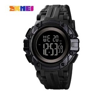 多功能運動電子手錶【黑色黑機】