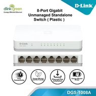 D-LINK DGS-1008A 8-Port Gigabit Easy Desktop Switch Hub