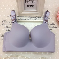 [Terpilih] Bra Tanpa Wayar Push-Up 75D95B Full Cup Seamless Plus Size untuk Wanita Bersaiz Besar seh