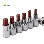 1/4 Inch Drive Metric Hex Key Hex Socket Bit Hexagon H2 H3 H4 H5 H6 H7 H8 H10