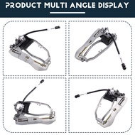 For E53 X5 2000-2006 Exterior Door Handle Carrier Set- 1 Pair Rear Left+ Right 51228243635 512282436