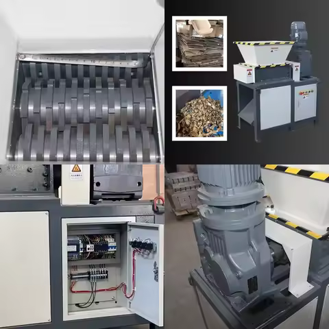 Industrial Machinery Carton Box Plastic Shredder Shred Industrial Paper Shredding Machines/waste Car