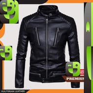 baju jaket kulit lelaki men leather jacket dewasa original wow ss4940pp