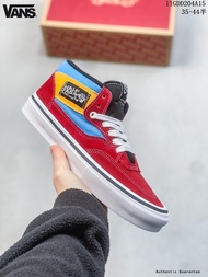 แวนส์ Vans Pro Skate Half Cab Colorblock Low top Skate Shoes ของ แท้ Outdoor Shoes รองเท้าผ้าใบ ได้ท