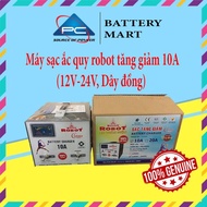 MÁY SẠC ẮC QUY ROBOT TĂNG GIẢM 10A (12V-24V DÂY ĐỒNG)