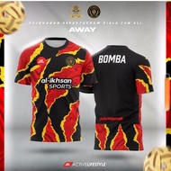 AL PIALA EMAS KHIR JOHARI BOMBA HOME MEN'S JERSEY Tshirt / Baju Microfiber Jersi / Jersey Sublimatio