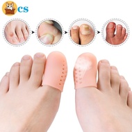 【Am-az】Insoles &amp; Heel Liners, Soft Silicone Toe Sleeve with Holes，Suitable for Corns and Calluses, Breathable Big Toe Protector
