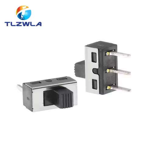10PCS SS12D10 SS12D11 Toggle Switch 3Pins Straight Feet 1P2T Handle High 5mm Spacing Of 4.7mm 3A 250