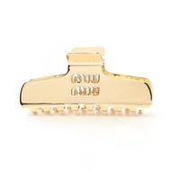 【二手】Miu Miu 5IF2182DTUF0056 鍍金髮夾 女士 - 全新