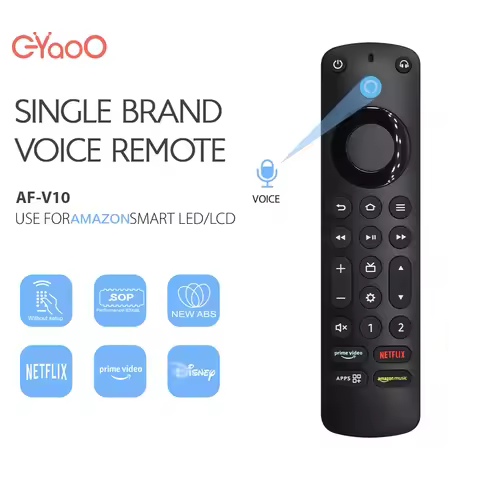 AF-V10 Amazon Alexa Fire TV Pro Remote Control Compatible With Fire TV Cube Fire TV Stick 2Nd And 3R