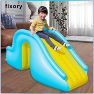 fixory Inflatable Pool Slide Water Park Strong widening Steps Folding Children Climber Slide Play Ce