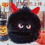 Halloween Little Devil Zipper Pencil Case Stationery Bag Innovative Funny Creative Stationery